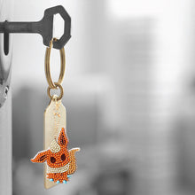 Load image into Gallery viewer, 5pcs Mosaic Diamond Painting Keychain 5D DIY Rhinestone Keyring Kit