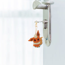 Load image into Gallery viewer, 5pcs Mosaic Diamond Painting Keychain 5D DIY Rhinestone Keyring Kit