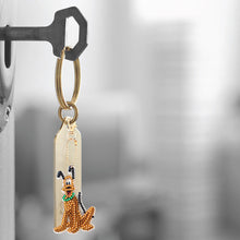 Load image into Gallery viewer, 5pcs Mosaic Diamond Painting Keychain 5D DIY Rhinestone Keyring Kit