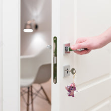 Load image into Gallery viewer, 4pcs Mosaic Diamond Painting Keychain 5D DIY Rhinestone Keyring Kit