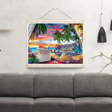 Load image into Gallery viewer, Diamond Painting - Full Round - Seaside holiday scenery (40*30CM)