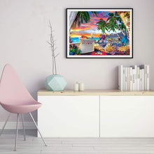 Load image into Gallery viewer, Diamond Painting - Full Round - Seaside holiday scenery (40*30CM)