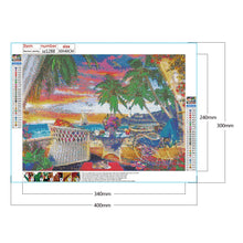 Load image into Gallery viewer, Diamond Painting - Full Round - Seaside holiday scenery (40*30CM)