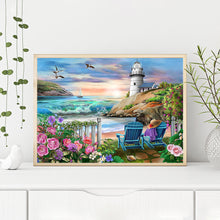 Load image into Gallery viewer, Diamond Painting - Full Round - Seaside holiday scenery (40*30CM)