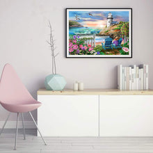 Load image into Gallery viewer, Diamond Painting - Full Round - Seaside holiday scenery (40*30CM)