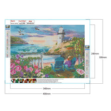 Load image into Gallery viewer, Diamond Painting - Full Round - Seaside holiday scenery (40*30CM)