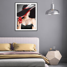 Load image into Gallery viewer, Diamond Painting - Full Round - Elegant lady (30*40CM)