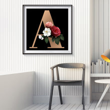 Load image into Gallery viewer, Diamond Painting - Full Round - English letter A (30*30CM)