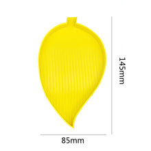 Load image into Gallery viewer, 2x Diamond Painting Tray Leaf-shaped Rhinestone Drill Plate DIY Craft Tools