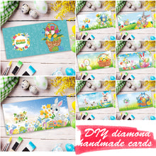 Load image into Gallery viewer, 8pcs Diamond Painting Greeting Festival Cards Special-shaped Drill