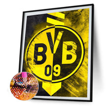 Load image into Gallery viewer, Diamond Painting - Full Round - Dortmund team crest (30*40CM)
