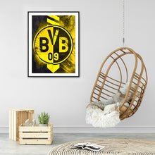 Load image into Gallery viewer, Diamond Painting - Full Round - Dortmund team crest (30*40CM)