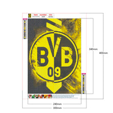 Load image into Gallery viewer, Diamond Painting - Full Round - Dortmund team crest (30*40CM)