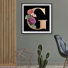 Load image into Gallery viewer, Diamond Painting - Full Round - Letter G (30*30CM)