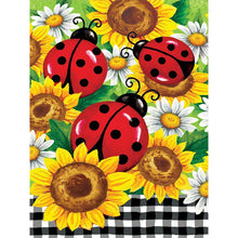 Load image into Gallery viewer, Diamond Painting - Full Round - Sunflower ladybug (30*40CM)