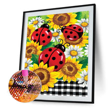Load image into Gallery viewer, Diamond Painting - Full Round - Sunflower ladybug (30*40CM)