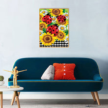 Load image into Gallery viewer, Diamond Painting - Full Round - Sunflower ladybug (30*40CM)