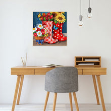 Load image into Gallery viewer, Diamond Painting - Full Round - Boots sunflower (30*30CM)