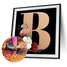 Load image into Gallery viewer, Diamond Painting - Full Round - English letter B (30*30CM)