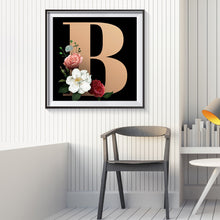 Load image into Gallery viewer, Diamond Painting - Full Round - English letter B (30*30CM)