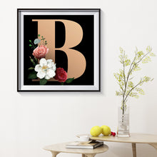 Load image into Gallery viewer, Diamond Painting - Full Round - English letter B (30*30CM)