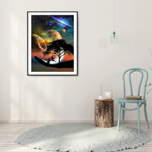 Load image into Gallery viewer, Diamond Painting - Full Square - Planet people silhouettes (50*60CM)