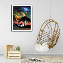 Load image into Gallery viewer, Diamond Painting - Full Square - Planet people silhouettes (50*60CM)