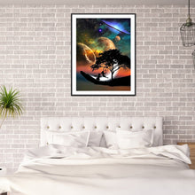 Load image into Gallery viewer, Diamond Painting - Full Square - Planet people silhouettes (50*60CM)