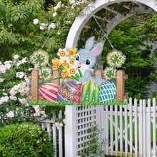 Load image into Gallery viewer, Easter Rabbit Egg Ornament DIY Diamond Crystal Hanging Pendant