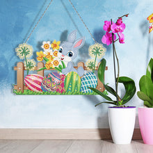 Load image into Gallery viewer, Easter Rabbit Egg Ornament DIY Diamond Crystal Hanging Pendant