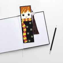 Load image into Gallery viewer, 2pcs Creative DIY Diamond Painting Bookmark Leather Tassel Tags Art