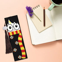Load image into Gallery viewer, 2pcs Creative DIY Diamond Painting Bookmark Leather Tassel Tags Art