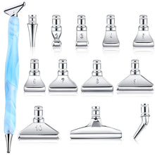 Load image into Gallery viewer, 13x 5D Resin Diamond Painting Pen Nibs DIY Craft Point Drill Pens Silver