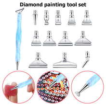 Load image into Gallery viewer, 13x 5D Resin Diamond Painting Pen Nibs DIY Craft Point Drill Pens Silver