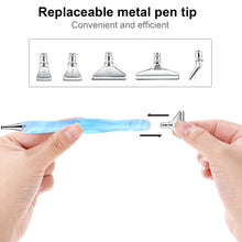 Load image into Gallery viewer, 13x 5D Resin Diamond Painting Pen Nibs DIY Craft Point Drill Pens Silver