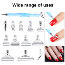 Load image into Gallery viewer, 13x 5D Resin Diamond Painting Pen Nibs DIY Craft Point Drill Pens Silver