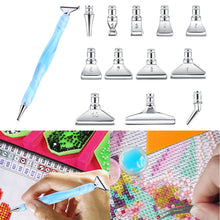Load image into Gallery viewer, 13x 5D Resin Diamond Painting Pen Nibs DIY Craft Point Drill Pens Silver