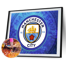 Load image into Gallery viewer, Diamond Painting - Full Round - Manchester City Crest (40*30CM)