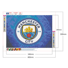 Load image into Gallery viewer, Diamond Painting - Full Round - Manchester City Crest (40*30CM)