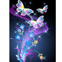 Load image into Gallery viewer, Diamond Painting - Full Square - Night Butterfly (40*50CM)