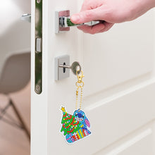 Load image into Gallery viewer, 5x Diamond Painting Christmas DIY Keychain Bag Pendant Jewelry Decor