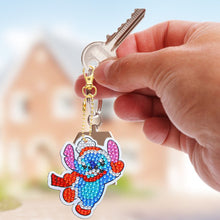 Load image into Gallery viewer, 5x Diamond Painting Christmas DIY Keychain Bag Pendant Jewelry Decor