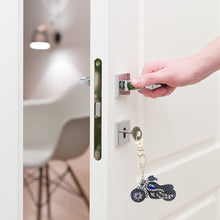 Load image into Gallery viewer, Motorcycle Special Shaped DIY Bright Diamond Painting Kit Keychain for Bag