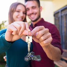 Load image into Gallery viewer, Motorcycle Special Shaped DIY Bright Diamond Painting Kit Keychain for Bag