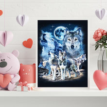 Load image into Gallery viewer, Diamond Painting - Full Round - Wolves (30*40CM)