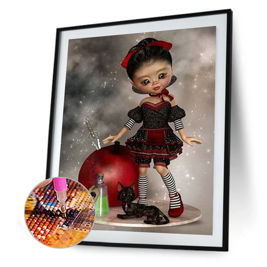 Diamond Painting - Full Round - cartoon girl (40*50CM)