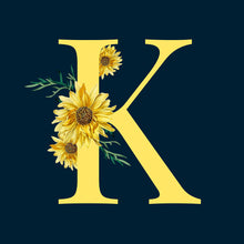 Load image into Gallery viewer, Diamond Painting - Full Round - sunflower flower alphabet (30*30CM)