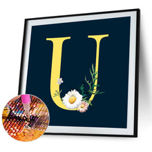 Load image into Gallery viewer, Diamond Painting - Full Round - sunflower flower alphabet (30*30CM)