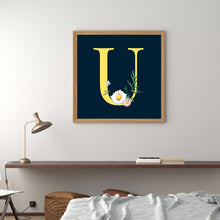 Load image into Gallery viewer, Diamond Painting - Full Round - sunflower flower alphabet (30*30CM)