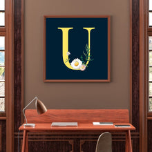 Load image into Gallery viewer, Diamond Painting - Full Round - sunflower flower alphabet (30*30CM)